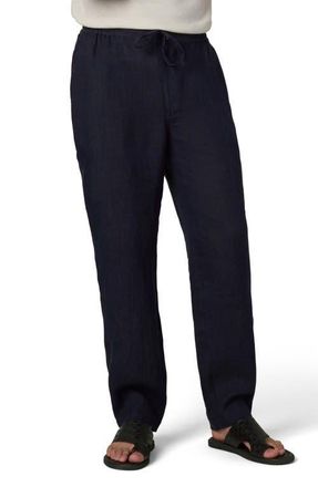 Joe's Linen Drawstring Pants in Baritone Blue at Nordstrom, Size Xx-Large