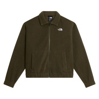 The North Face Fleecejack met kraag - Heren - Sport - Groen - Maat: M Fleece