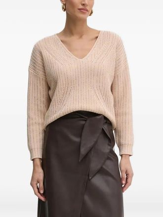 Guess Co Maglione con scollo a V - Toni neutri