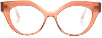 Cazal 5000 cat-eye glasses - unisex - Acetate - 52 - Brown