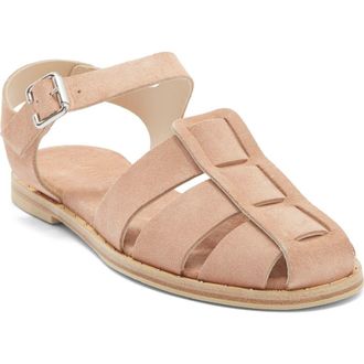 Freda Salvador Sera Fisherman Sandal in Blush Suede at Nordstrom, Size 5.5