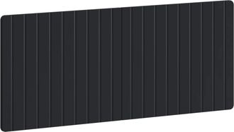 vidaXL Cabecero Montada En La Pared Zwolle Negro Madera De Ingenier&iacute;a Vidaxl