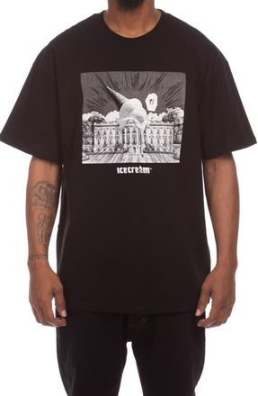 Icecream Drop Cotton Graphic T-Shirt in Black at Nordstrom, Size Xx-Large