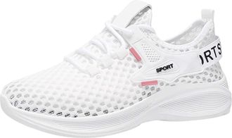 Generic Ladies Plantar Fasciitis Lightweight Running Shoes Spring Autumn Fashion Womens Striped Mesh Sneakers Comfortable Casual Shoes Walking Sneakers for Wo