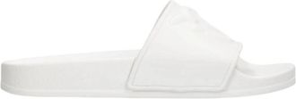 Pinko Witte Rubberen Slipper Dilly 01 - Dames - Sandalen - Wit - 41 EU - Schoenen