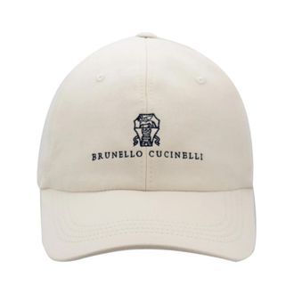 Brunello Cucinelli Hats & Caps, male, Beige, L, Baseball Cap