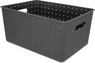 Lewis's Storage Basket - Grey - Extra Large | TJ Hughes