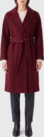 Max Mara S Max Mara Cappotto a vestaglia in pura lana vergine al ginocchio
