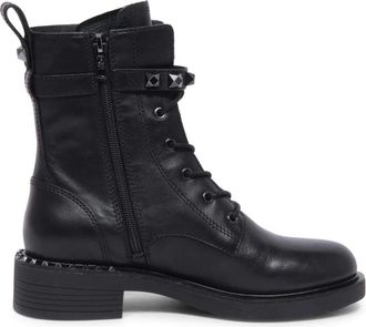 Ash Anfibio Floyd Zwart Studs Wo Laarzen - Dames - Veterlaarzen - Zwart - 37 EU - Schoenen