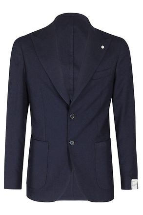 L.B.M. 1911 Lightweight Wool Jacket With Pointed Lapels