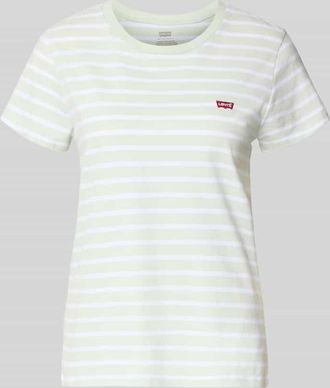 Levi's Regular Fit T-Shirt aus reiner Baumwolle Modell PERFECT TEE in Hellblau, Gr&ouml;&szlig;e XS