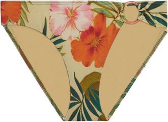 Lauren Ralph Lauren Womens Lauren Ralph Lauren Rattan Ring Bikini Swim Bottom Brown Tropical GBO655