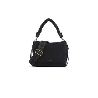 Coccinelle Handbags, female, Black, Size: ONE SIZE Boheme Puffy Nylon Handbag