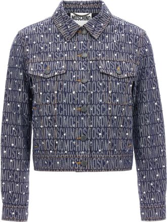 ジャケット Moschino SS24 DENIM JACKET (06043237_1555) Blue Denim jacket with vintage effect Moschino - Vitkac GB