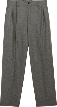 Golden Goose Slacks Jogging - Heren - Nette broeken - Grijs - XL - Wol - Broeken