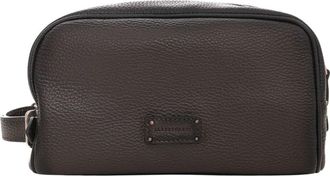Alberto Luti Beauty Case - Heren - Toilettassen - Bruin - ONE Size - Leer - Tassen
