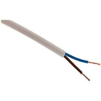 OEM Cable De Alimentaci&oacute;n Blanco Ho5vv-f 2x 1,5 - 20 M