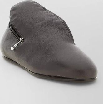 Kiko Kostadinov leather asymmetric loafers