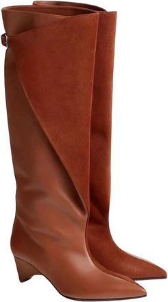 Generic Womens Patent Leather Knee High Boots Platform Thin Heel Long Shoes