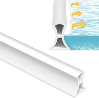 OEM Tira De Ducha, 2 M, 20 X 30 Mm, Protege Contra Fugas De Agua, Tira Hidr&oacute;fuga, Tira Antiagua, Tope De Agua, Tope De Agua, Blanco