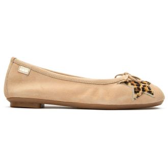 Reqins Womens Hello Shoes - Nude Suede - Size UK 4