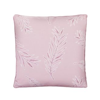 KASANOVA Cuscino divano rosa 45x45 cm foglia