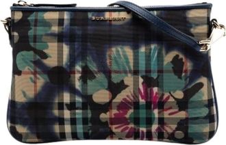 Burberry Pre-owned Cross Body Bags, female, Multicolor, Size: ONE SIZE Pre-owned The Peyton Crossbody Bag