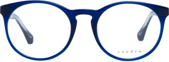 Sandro Occhiali Rotondi con Montatura Intera - - Accessories - Donna - Blu - ONE SIZE