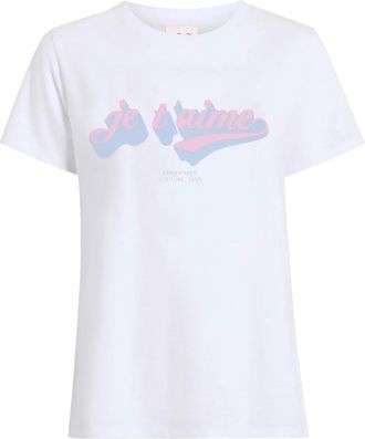 Cinq &agrave; Sept T-shirt Shrunken - Bianco