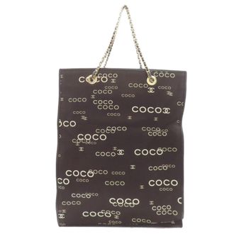 Chanel Black Canvas Tote Bag (Pre-Owned)