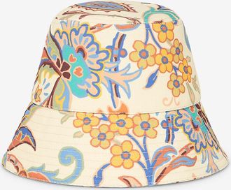 Etro Canvas-Anglerhut mit floralem Paisley-Print