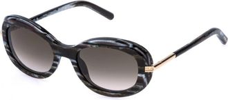 Furla Sfu 984 Zonnebril - Dames - Zonnebrillen - Veelkleurig - 54 MM - Accessoires