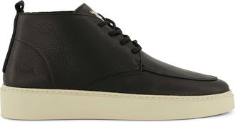 Rehab sneakers uni leer zwart