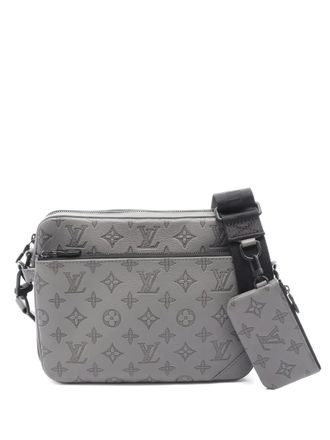Louis Vuitton Borsa messenger Trio con monogramma anni 2010 - Grigio
