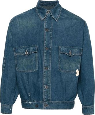 Maison Margiela Gedistilleerde Denim Jas - Heren - Jassen - Blauw - Maat: S Leer