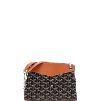 Goyard Structured Rouette Chain Shoulder Bag Coated Canvas Mini