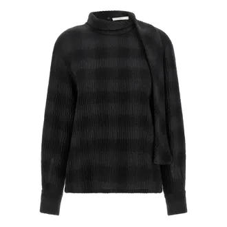 Tela Overhemden, Dames, Grijs, M, Wol, Venus Tela Blouse