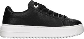 Guess Sneakers Zwart - Dames - Sneakers - Zwart - 36 EU - Leer - Schoenen