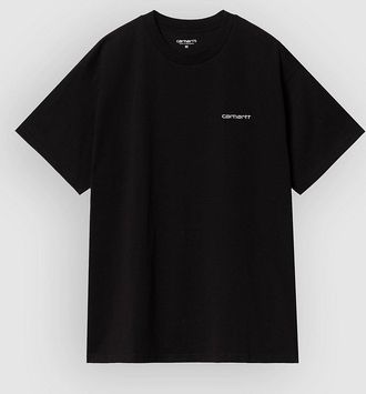 Carhartt Work in Progress Script Embroidery T-Shirt nero