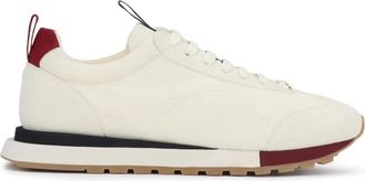 Kazar Lace-up Sneakers - Heren - Sneakers - Wit - 43 EU - Leer - Schoenen