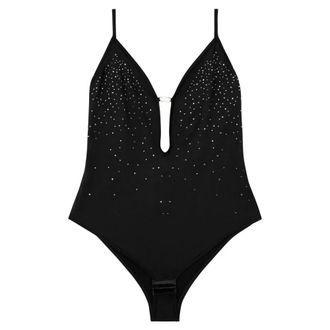 Diesel Tops, Dames, Zwart, S, Oval D Bodysuit