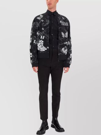 Versace Jeans Couture cotton bomber jacket