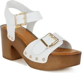 Rag & Co. Ompasa Platform Sandal in White at Nordstrom Rack, Size 10