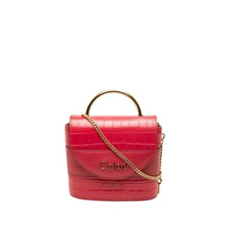 Chlo&eacute; Borsa a tracolla in pelle goffrata Pre-owned - - Pre-owned - Donna - Rosso - ONE SIZE