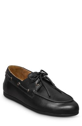 Allen Edmonds Aruba Boat Shoe in Black at Nordstrom, Size 10.5