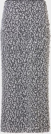 Akris Sequined Midi Tube Skirt