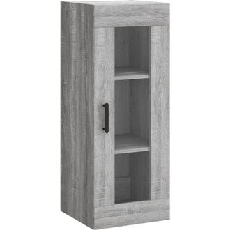 vidaXL Armario De Pared Gris Sonoma 34,5x34x90 Cm Vidaxl