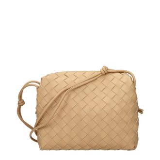 Bottega Veneta Damess Beige/amandelleren crossbodytassen