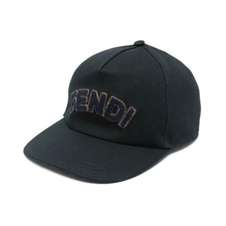 Fendi Caps, male, Blue, Size: ONE SIZE Blue Cotton Baseball Cap