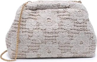 Urban Expression Womens Ophelia Clutch In Ivory